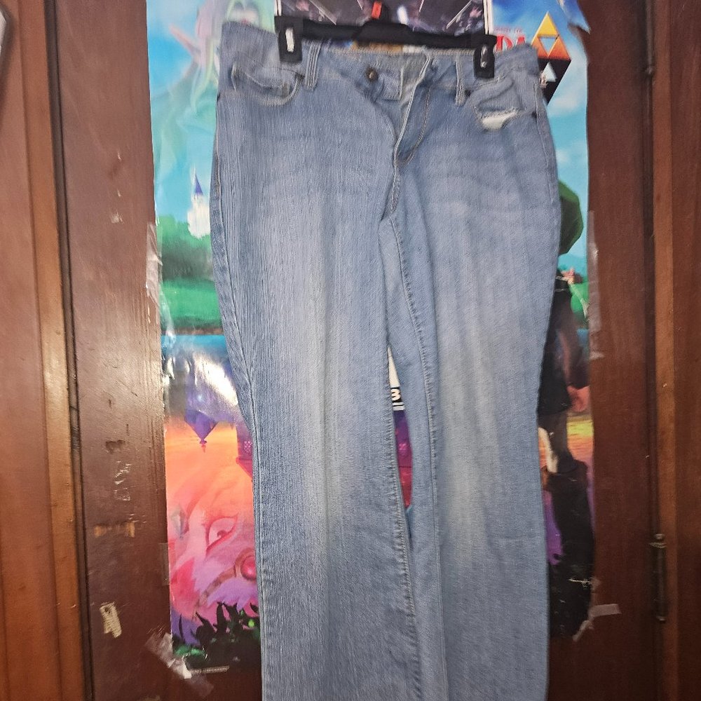 Faded glory blue denim jeans 12